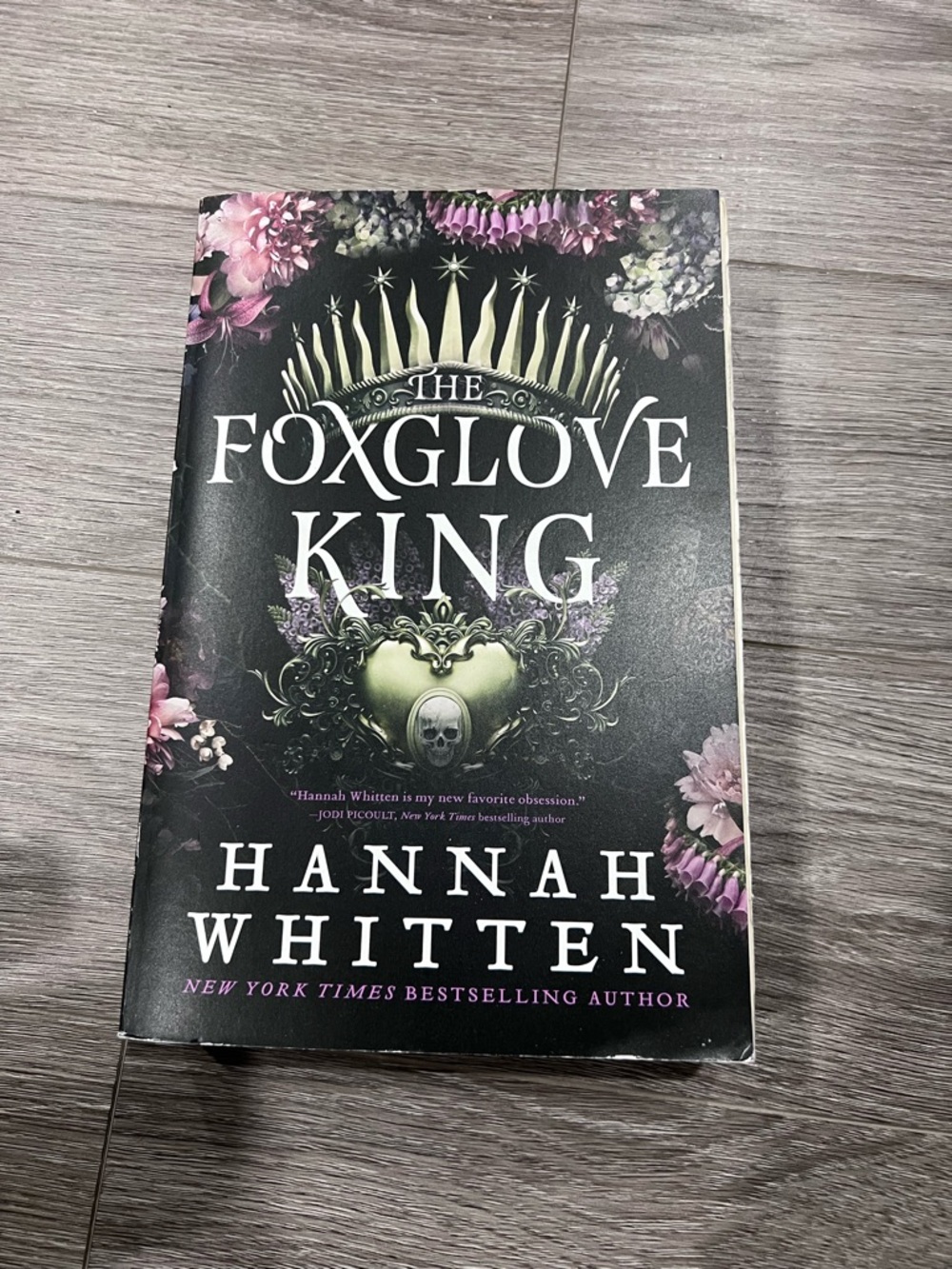 Indigo Black and Purple The Foxglove King by Hannah Whitten
